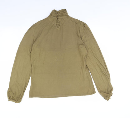 Womens UK Size 14 Limited collection Green Basic Blouse