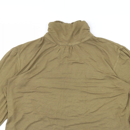 Womens UK Size 14 Limited collection Green Basic Blouse