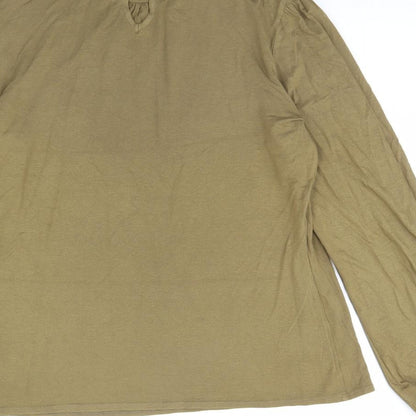 Womens UK Size 14 Limited collection Green Basic Blouse