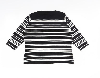 Womens UK Size 18 Berketex Black Pullover Jumper