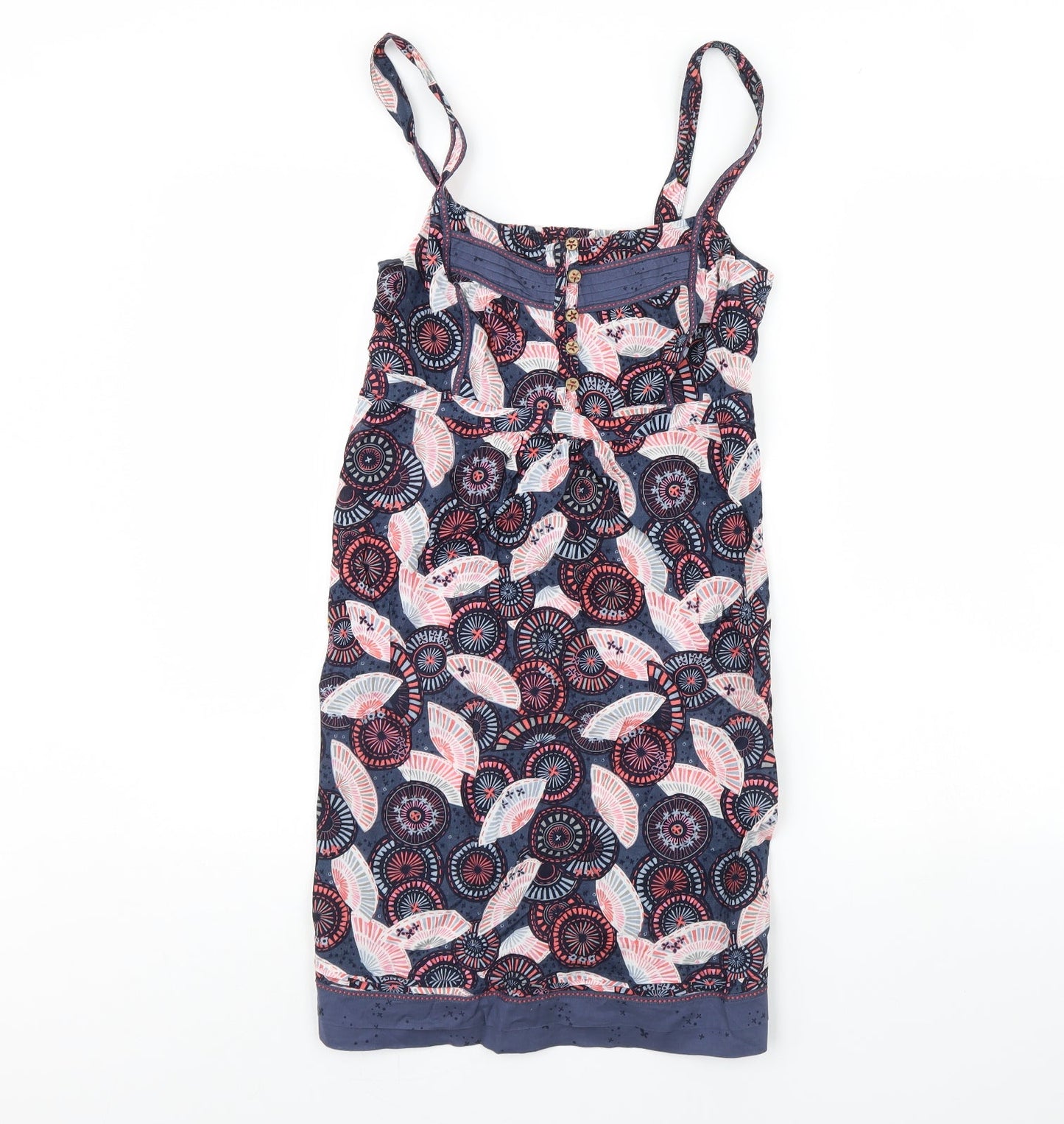 Preworn Womens Blue Geometric  Mini  Size 10