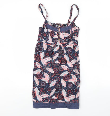 Preworn Womens Blue Geometric  Mini  Size 10