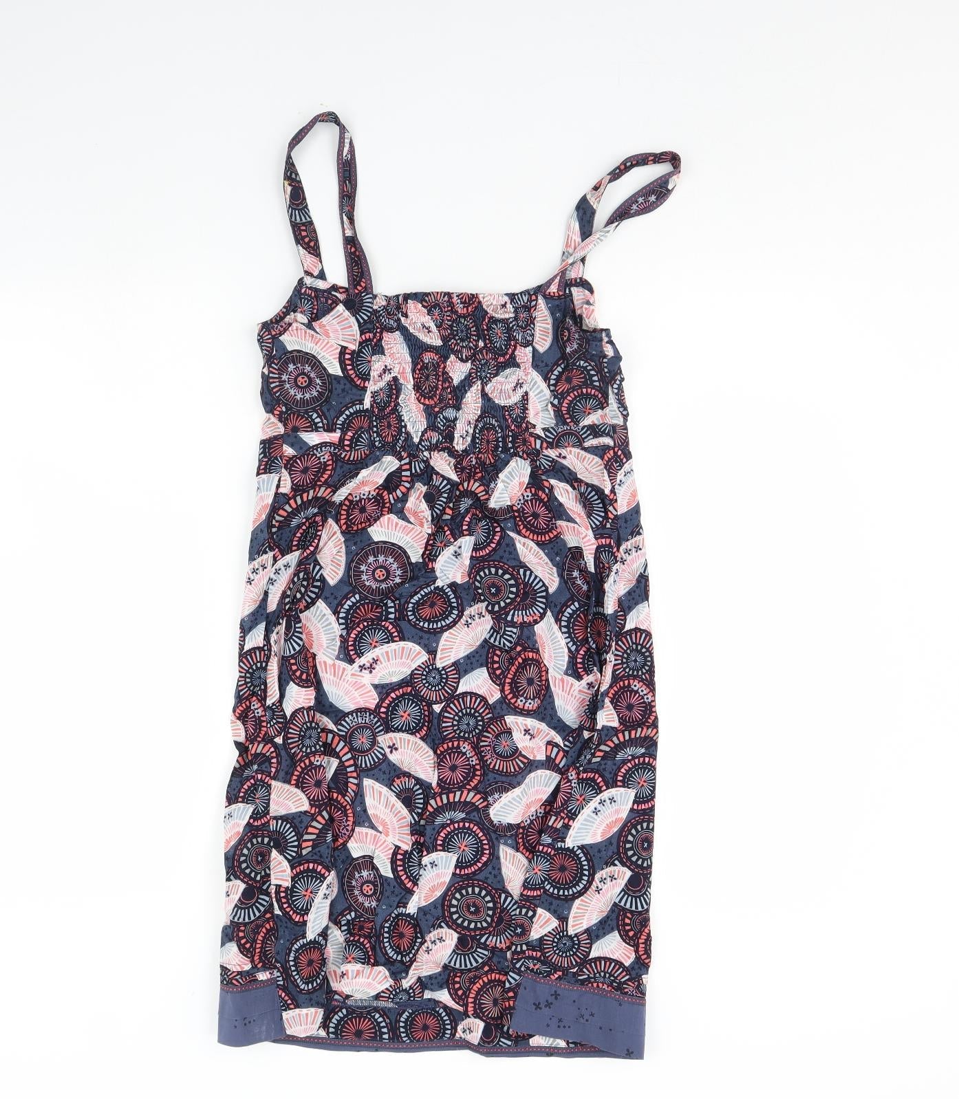 Preworn Womens Blue Geometric  Mini  Size 10