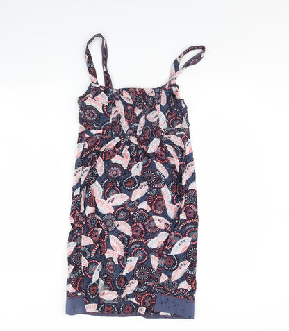 Preworn Womens Blue Geometric  Mini  Size 10