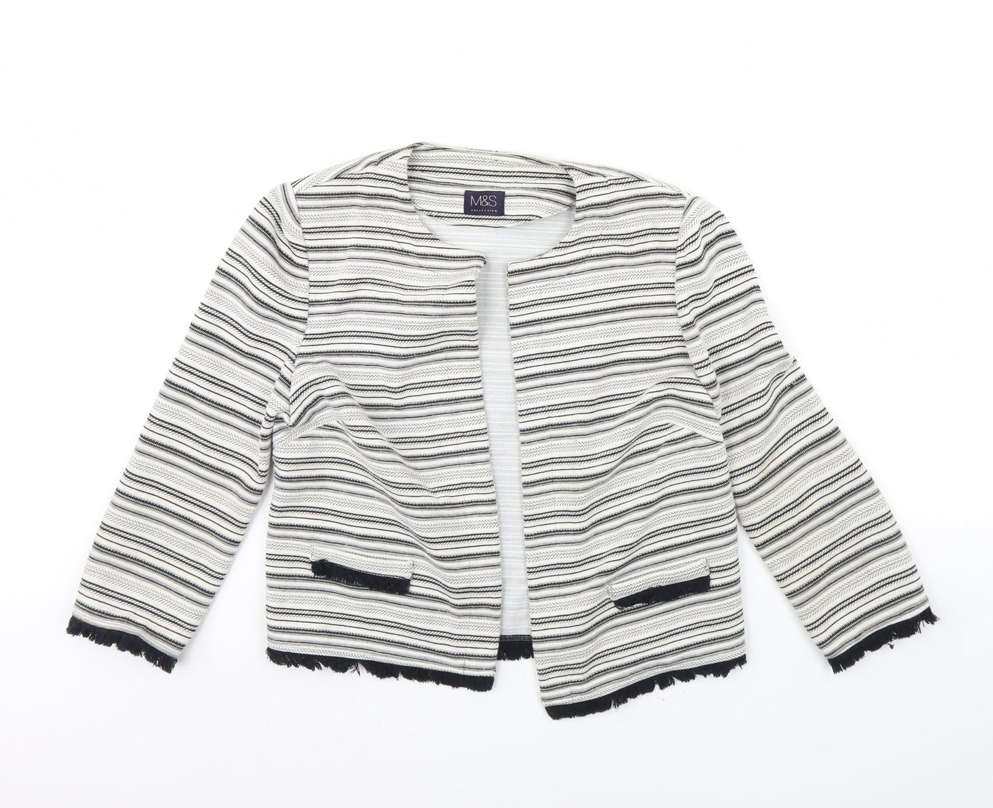 Womens UK Size 10 m&s Ivory Jacket