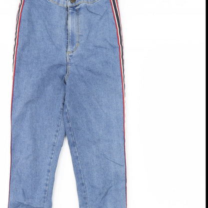 Denim & Co. Womens Blue  Denim Skinny Jeans Size 4 L28 in