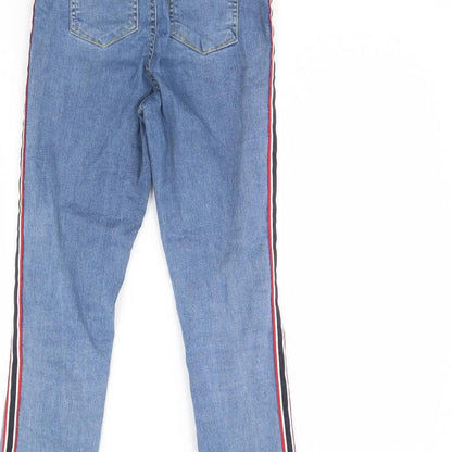 Denim & Co. Womens Blue  Denim Skinny Jeans Size 4 L28 in