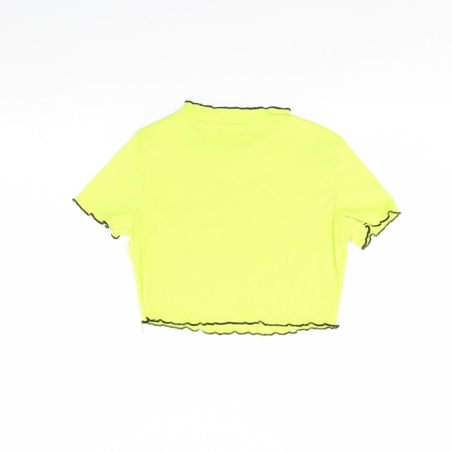 Shein  Womens Green   Cropped T-Shirt Size XS  - Flower