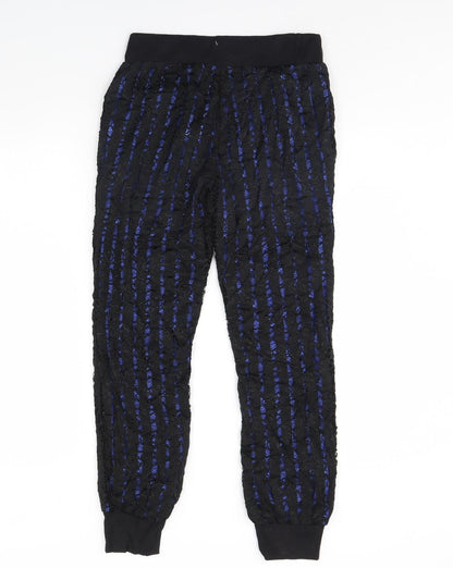 Lily White Womens Black   Trousers  Size M L30 in
