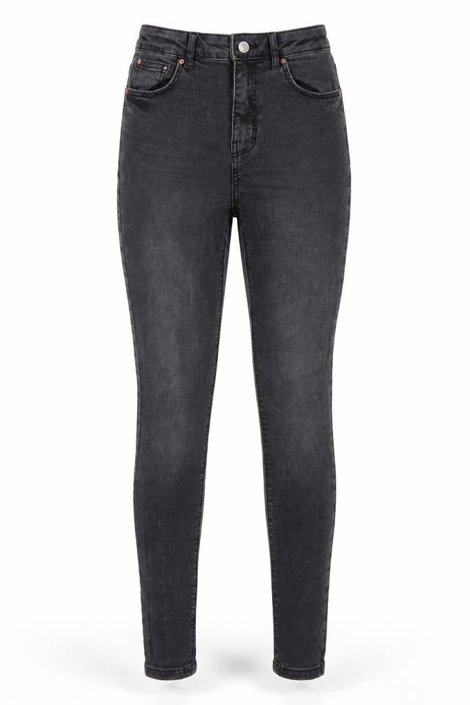 Womens UK Size 10 Denim & Co. Regular Fit Skinny Black Jeans