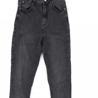 Denim & Co. Womens Black  Denim Skinny Jeans Size 10 L28 in