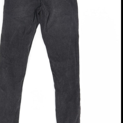 Denim & Co. Womens Black  Denim Skinny Jeans Size 10 L28 in