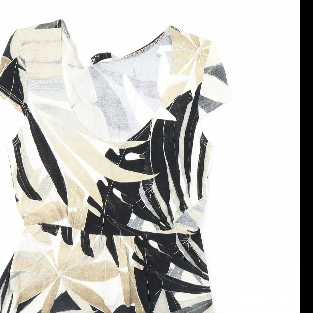 Womens UK Size 10 BHS Black Basic Blouse