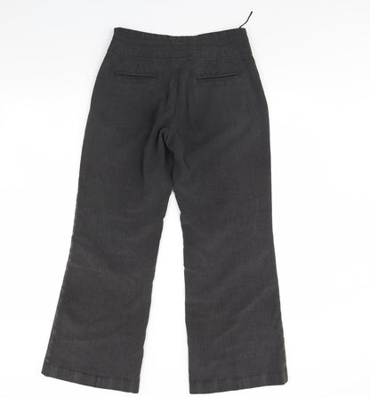 F&F Womens Grey   Dress Pants Trousers Size 8 L28 in