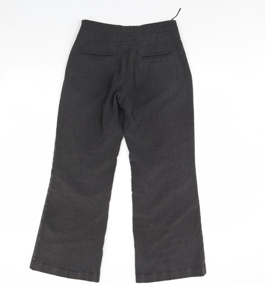 F&F Womens Grey   Dress Pants Trousers Size 8 L28 in