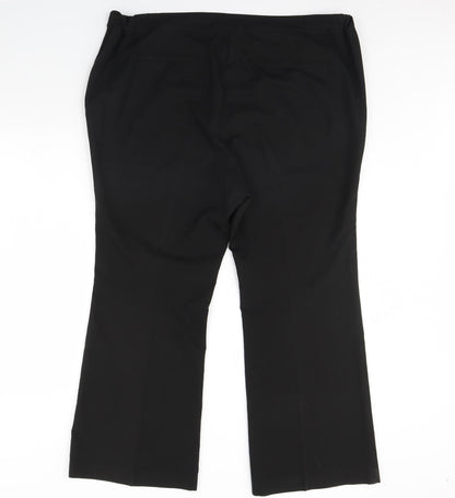 Capsule Womens Black   Trousers  Size 20 L30 in