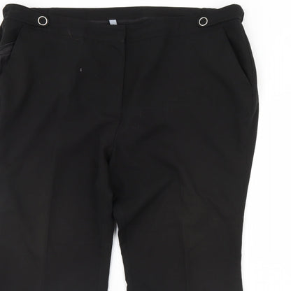 Capsule Womens Black   Trousers  Size 20 L30 in