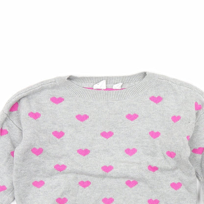 Gap Girls Grey   Pullover Jumper Size S