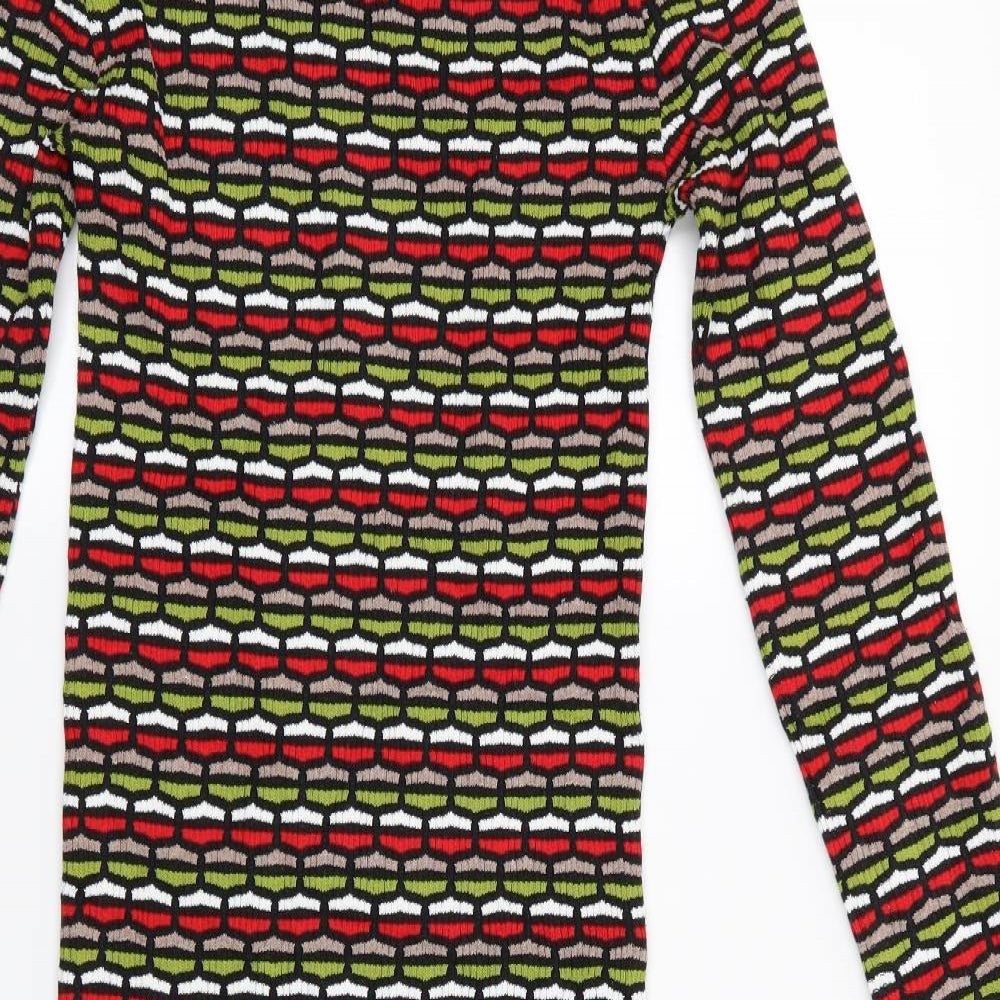 BHM Womens Multicoloured Geometric  Bodycon    - BHM Dress - Sample Dress