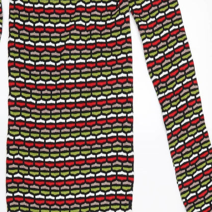 BHM Womens Multicoloured Geometric  Bodycon    - BHM Dress - Sample Dress