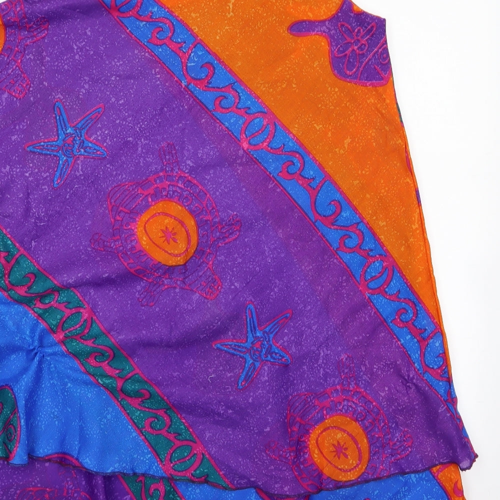 Womens Multicoloured   Slip Dress    - Spaghetti Straps