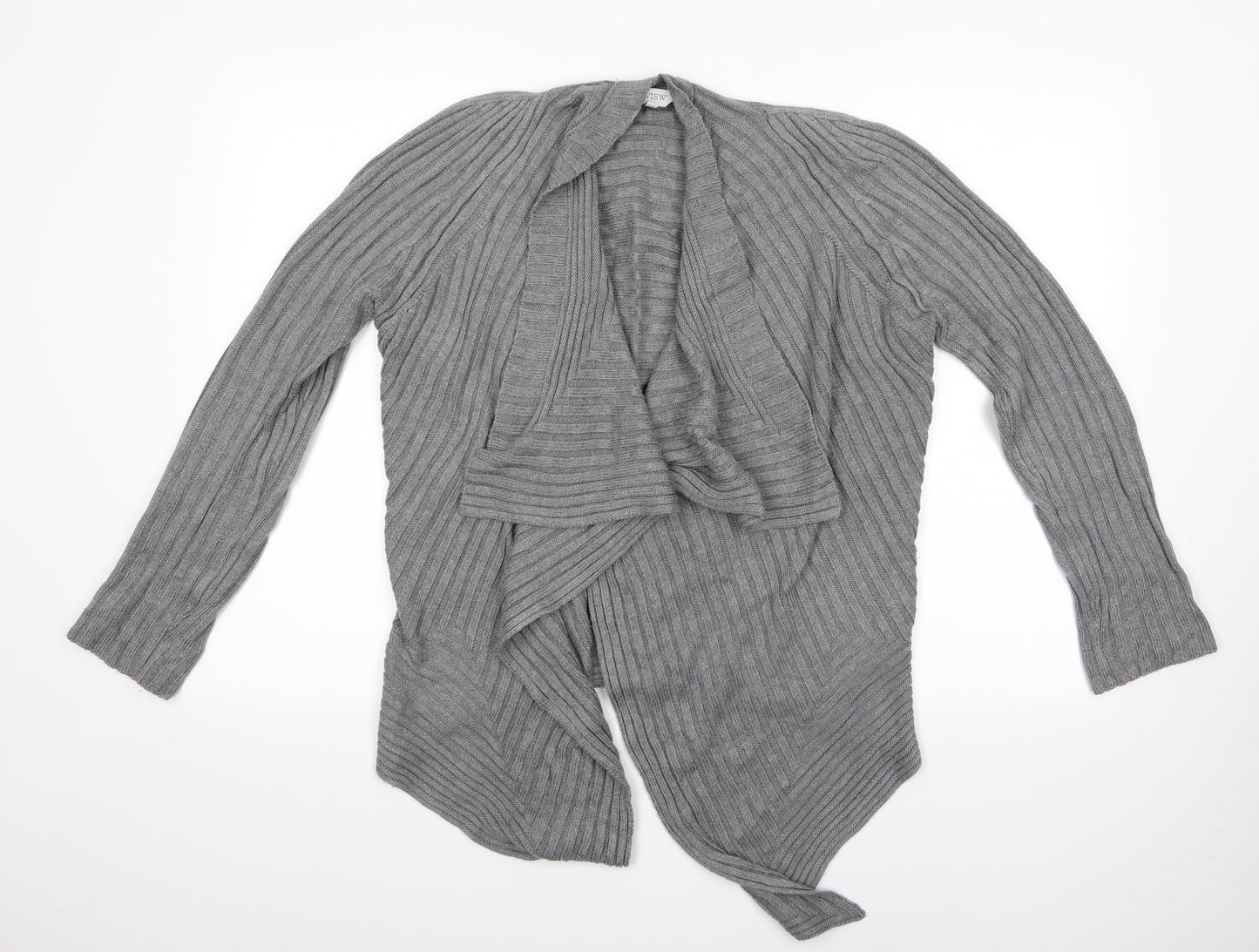 Womens UK Size S Preview Grey Cardigan Jumper