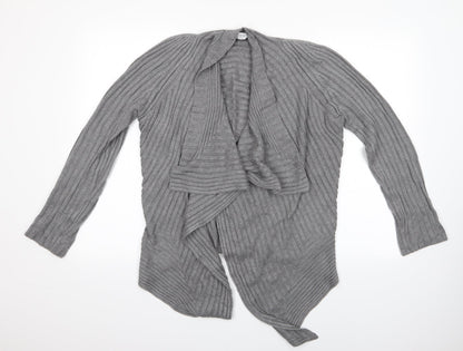 Womens UK Size S Preview Grey Cardigan Jumper