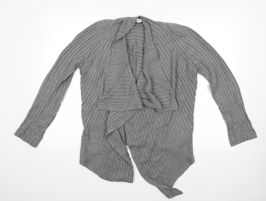 Womens UK Size S Preview Grey Cardigan Jumper
