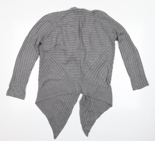Womens UK Size S Preview Grey Cardigan Jumper