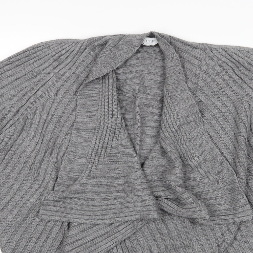 Womens UK Size S Preview Grey Cardigan Jumper