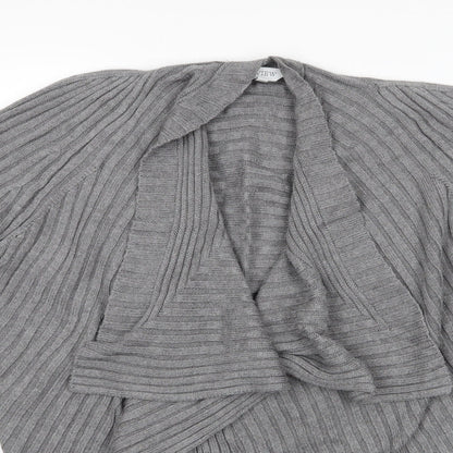 Womens UK Size S Preview Grey Cardigan Jumper