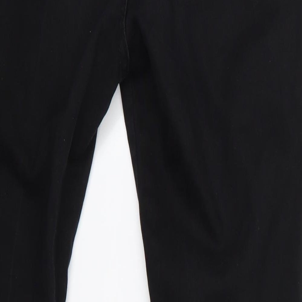 Womens UK Size 28 Preworn Slim Fit Skinny Black Jeans