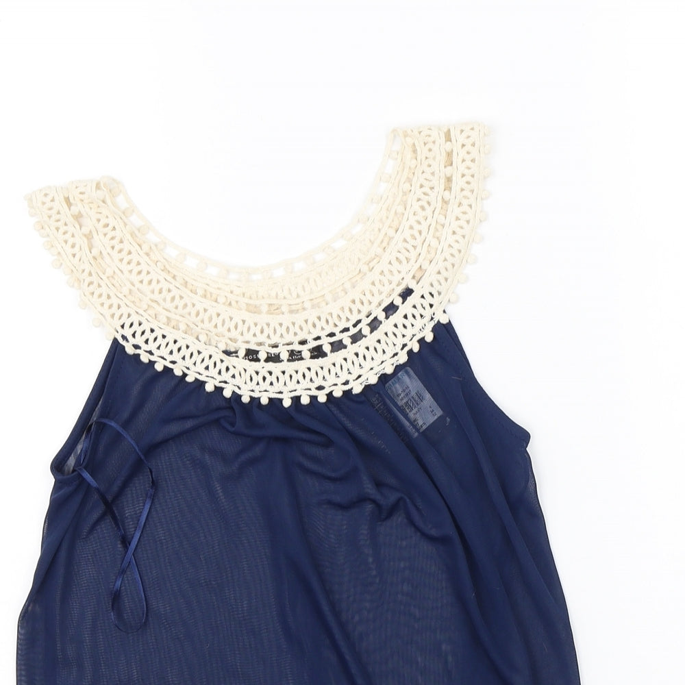 Primark Womens Blue   Basic Blouse Size 6