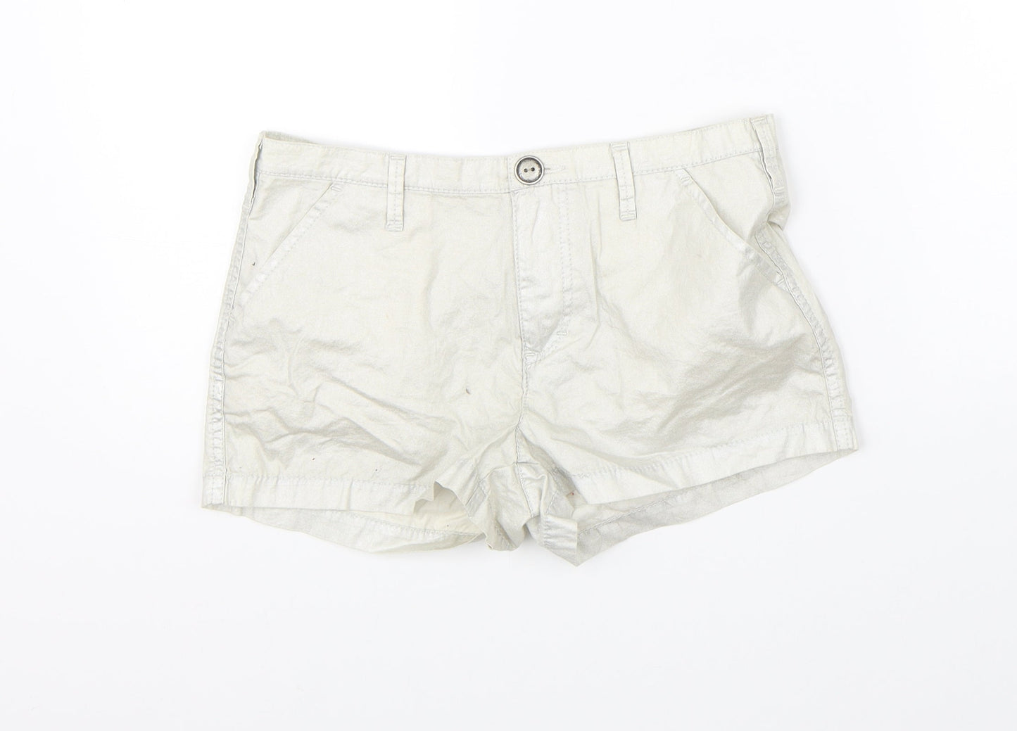 George Womens Grey   Hot Pants Shorts Size 4