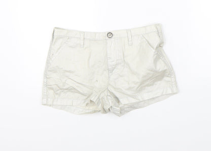 George Womens Grey   Hot Pants Shorts Size 4