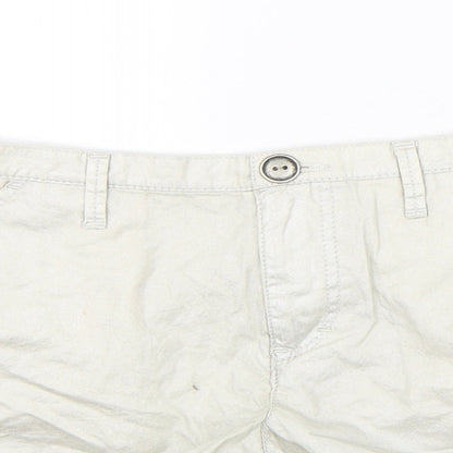 George Womens Grey   Hot Pants Shorts Size 4