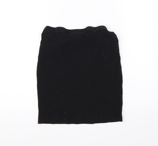 SheIn Womens Black   Straight & Pencil Skirt Size M