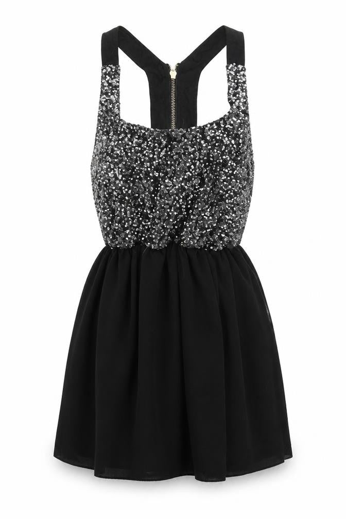 Oh My Love Womens Black   A-Line  Size S