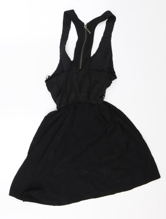 Oh My Love Womens Black   A-Line  Size S