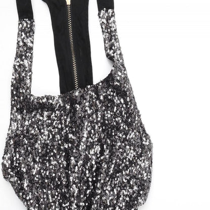 Oh My Love Womens Black   A-Line  Size S