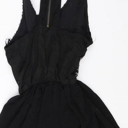 Oh My Love Womens Black   A-Line  Size S