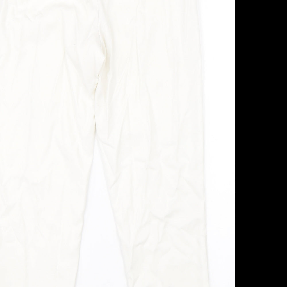 Atmosphere Womens White   Trousers  Size 10 L26 in