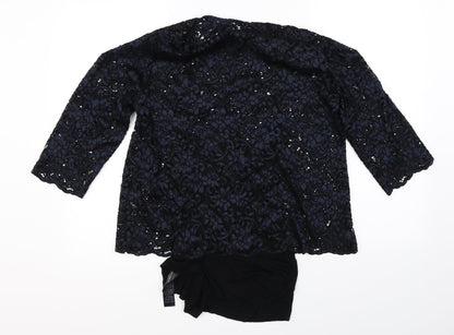 Womens UK Size 12 Marks & Spencer Blue Basic Blouse