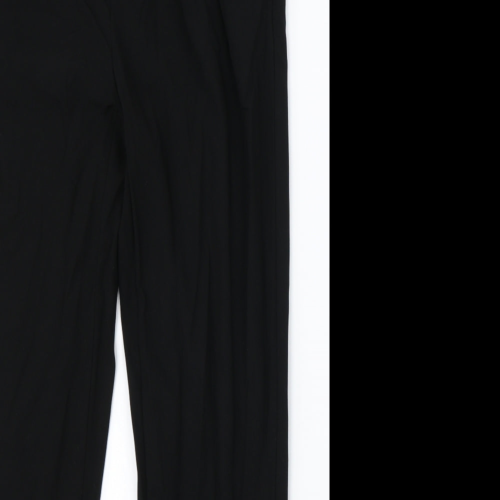 Womens UK Size 12 Marks & Spencer Regular Fit Dress Pants Black Trousers