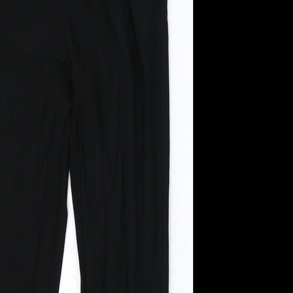 Womens UK Size 12 Marks & Spencer Regular Fit Dress Pants Black Trousers