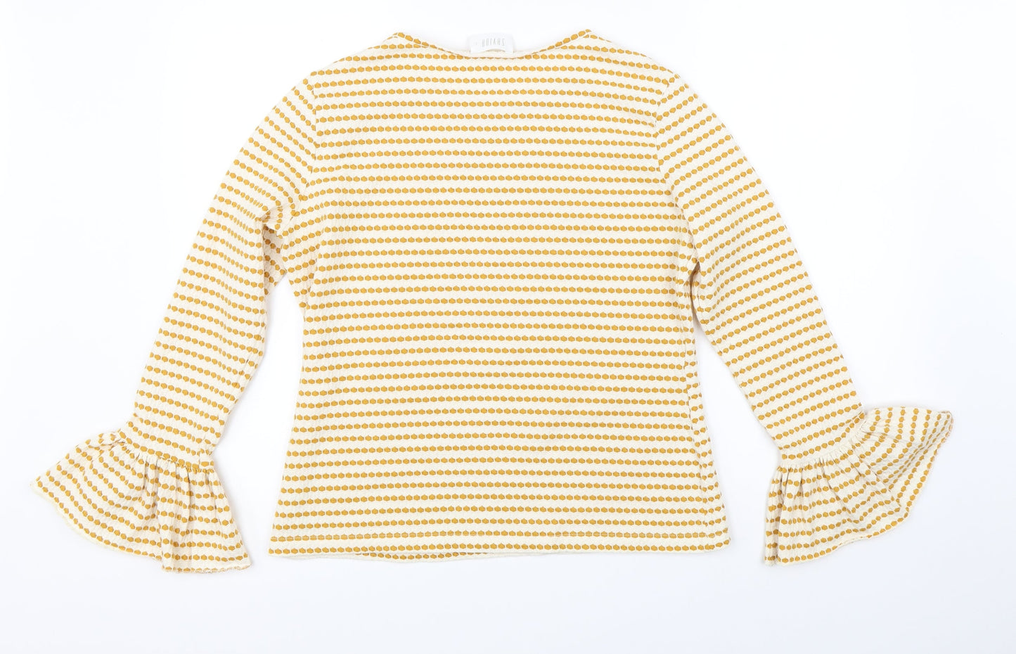 Womens UK Size L Savida Yellow Basic Blouse
