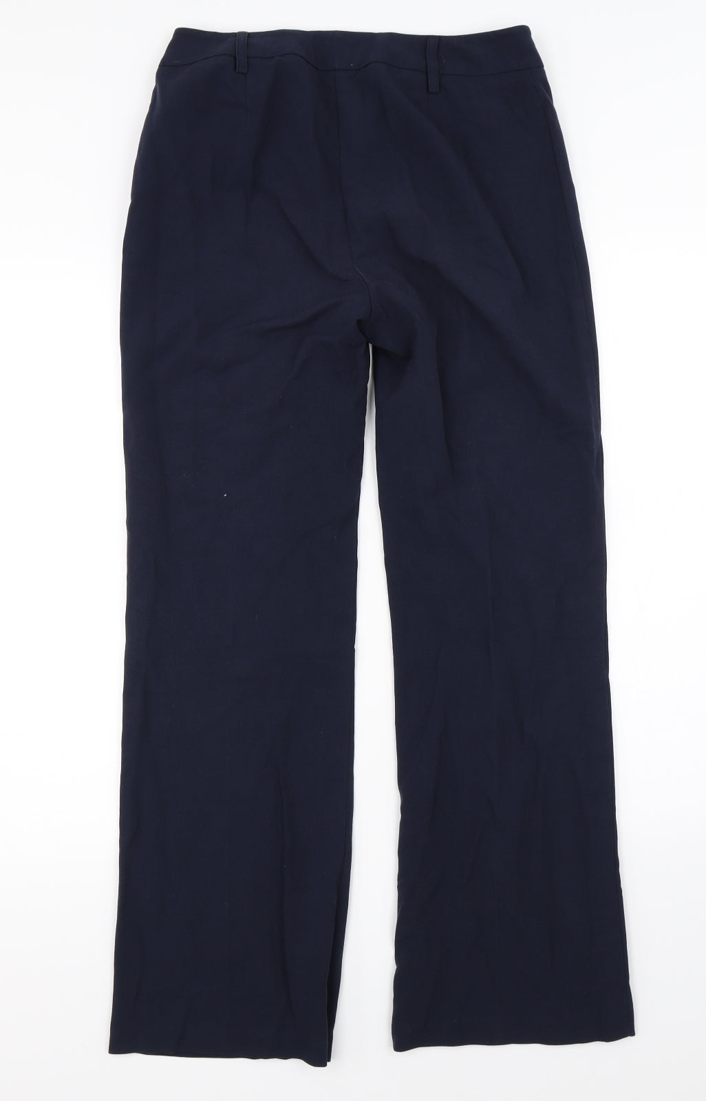 Womens UK Size 10 Marks & Spencer Regular Fit Dress Pants Blue Trousers