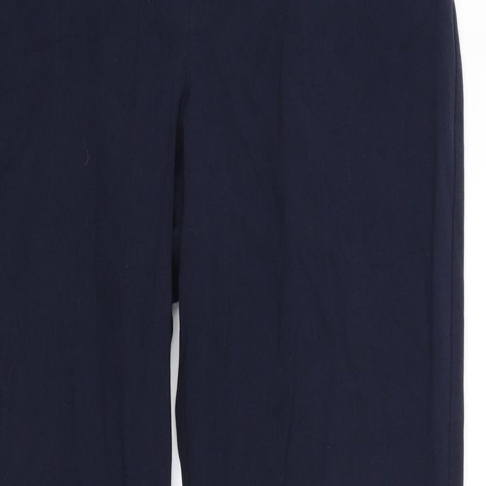 Womens UK Size 10 Marks & Spencer Regular Fit Dress Pants Blue Trousers