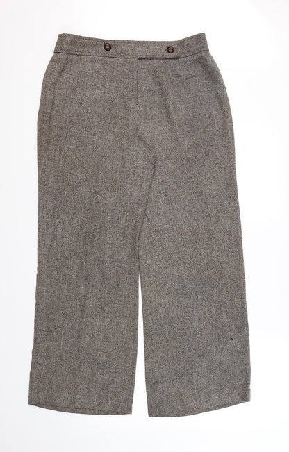 Mia Moda Womens Brown   Trousers  Size 16 L28 in