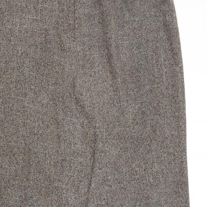 Mia Moda Womens Brown   Trousers  Size 16 L28 in